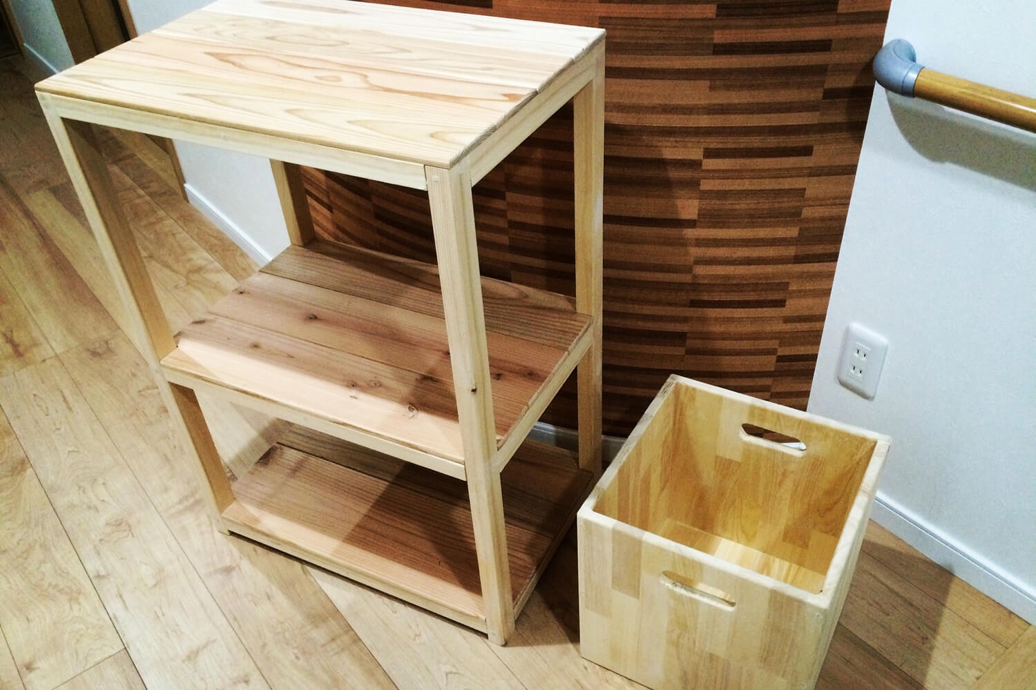 ウッドシェルフ